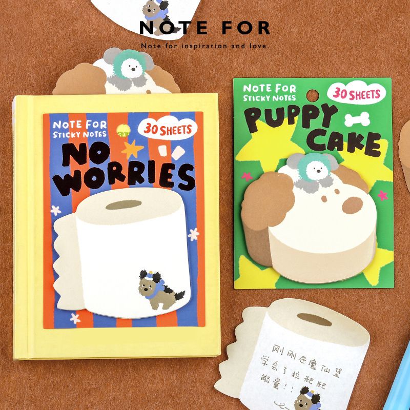 Cute Socks Sticky Notes - Strawberry Meow